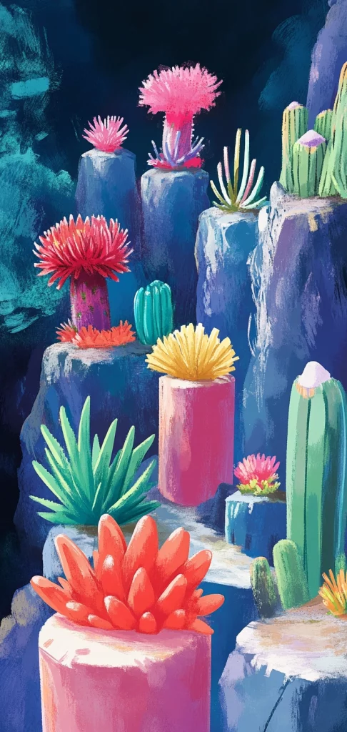 Vivid Natural Landscape Lighting - Illustration