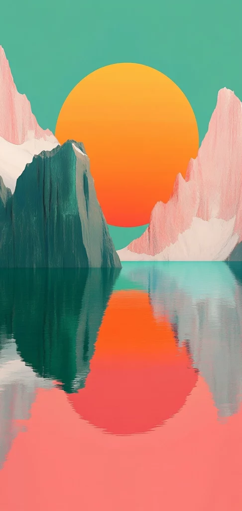 Vibrant Geometric Landscapes – Eastern Traditional