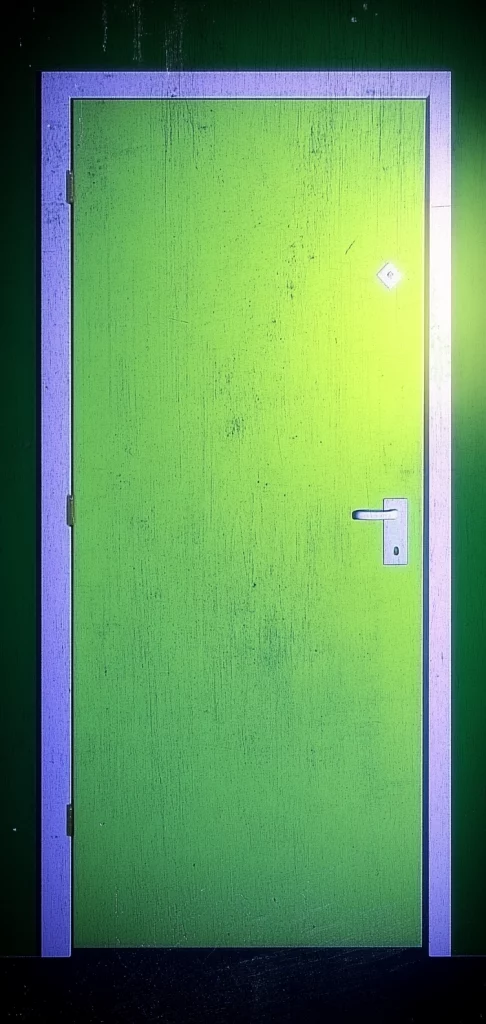 Neon Fluorescence with Dark Background - High Contrast