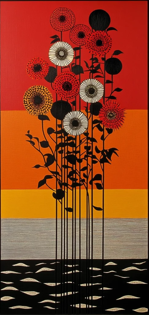 Bold Geometric Color Blocks - High Contrast