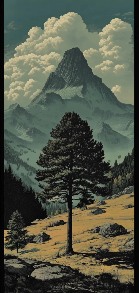 Dark Forested Landscape - Realism