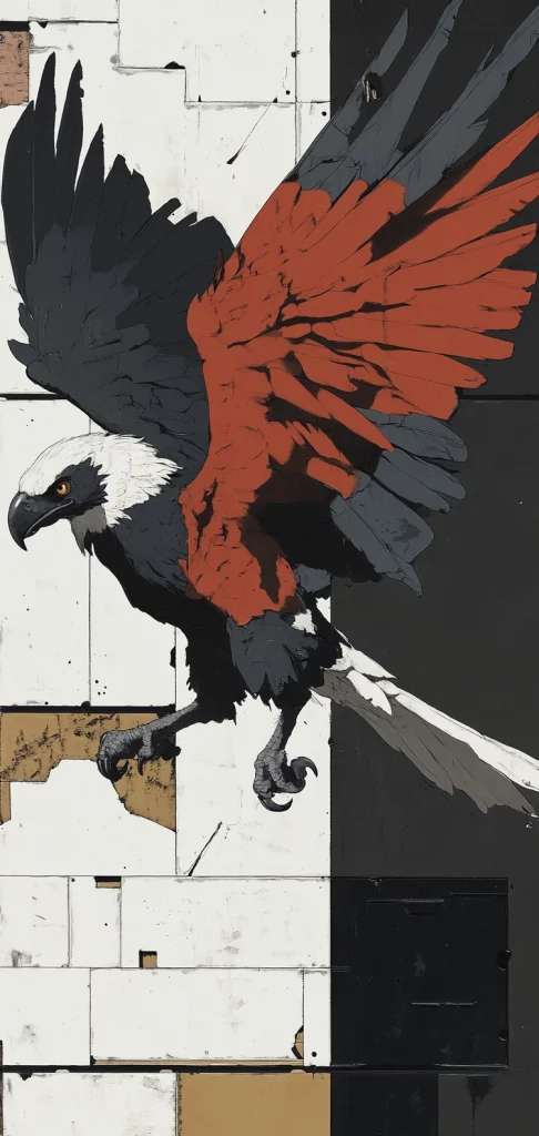 Geometric Composition with Bold Colors - Abstract Art