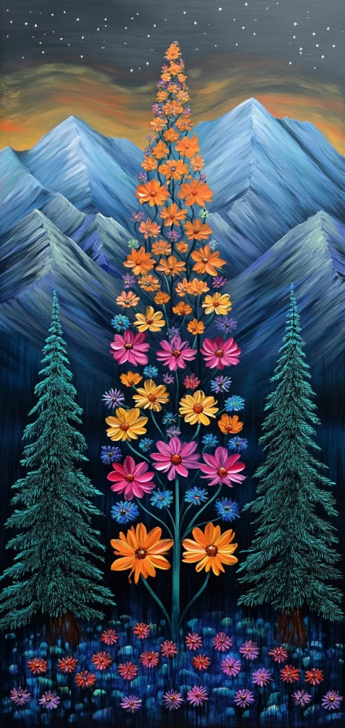 Vibrant Reflection Gradient - Surrealism