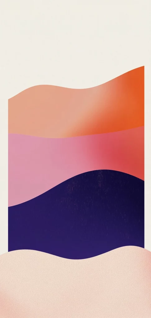 Gradient Pink and Orange Minimalism - Minimalism