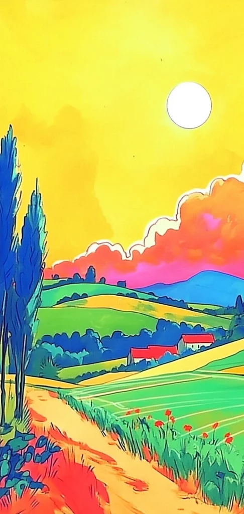 Vivid Chromatic Fantasy - Pop Art