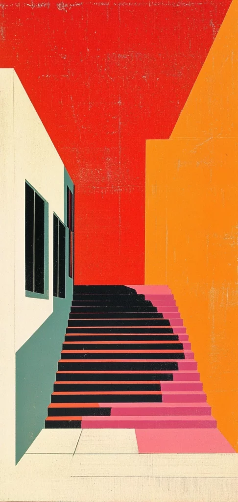 Bold Geometric Warmth – Pop Art