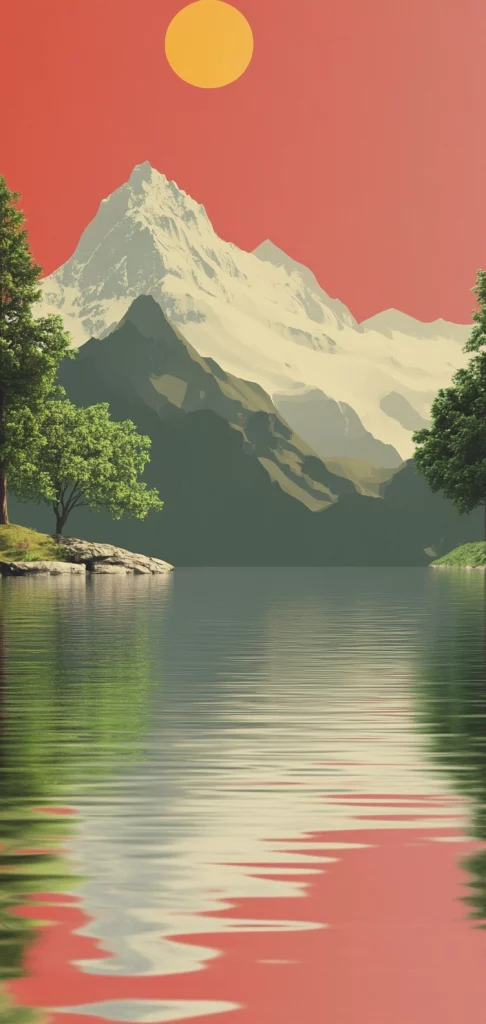 Vivid Reflective Landscapes - Realism