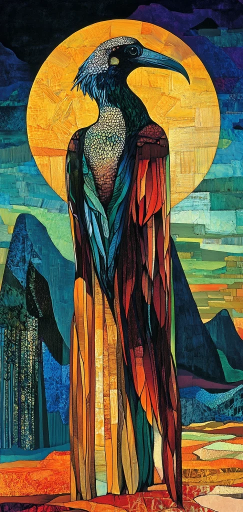 Vivid Stained Glass Tones - Abstract Art