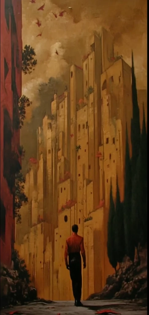 Warm Golden Tones with High Contrast - Modernism