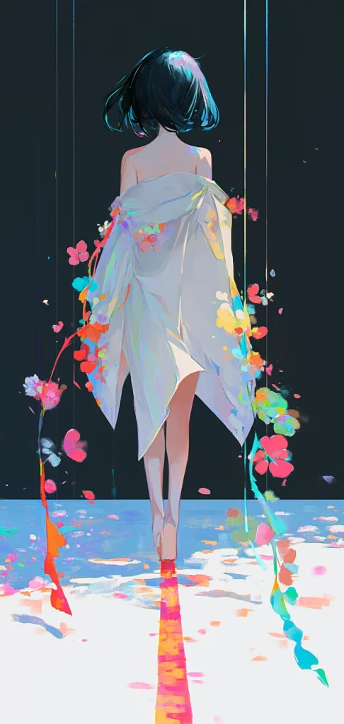 Vivid Pastel Harmony - Anime Style