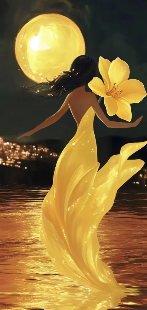 Golden Light Reflections - Surrealism