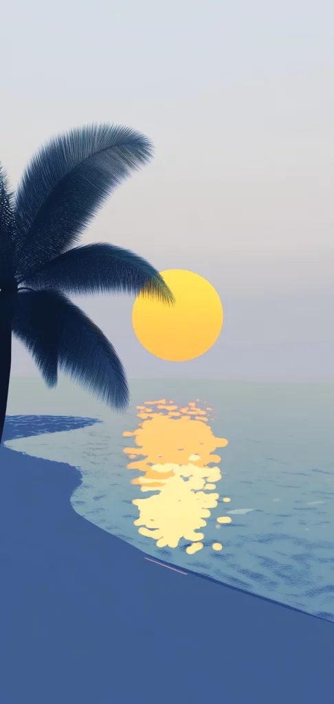 Contrasted Cool Palette Scenes - Illustration