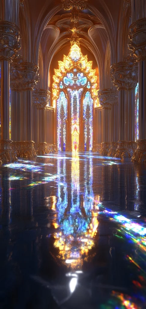 Luminescent Cosmic Dreamscape - Digital Art