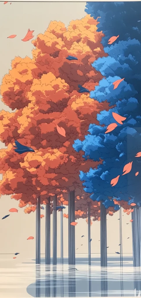 Vibrant Elemental Landscapes - Modernism