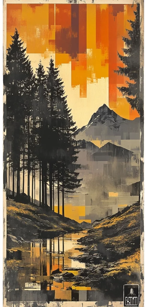 Geometric Earth Tones - Geometric