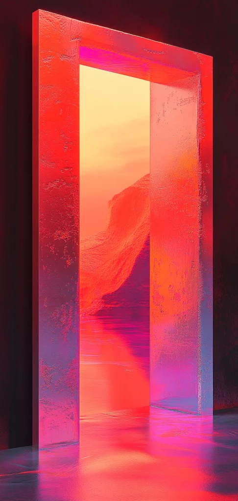 Vibrant Neon Illumination - Surrealism