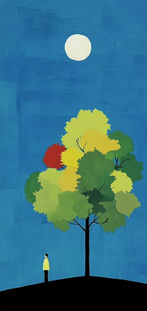 Bold Color Blocks with Natural Tint - Natural