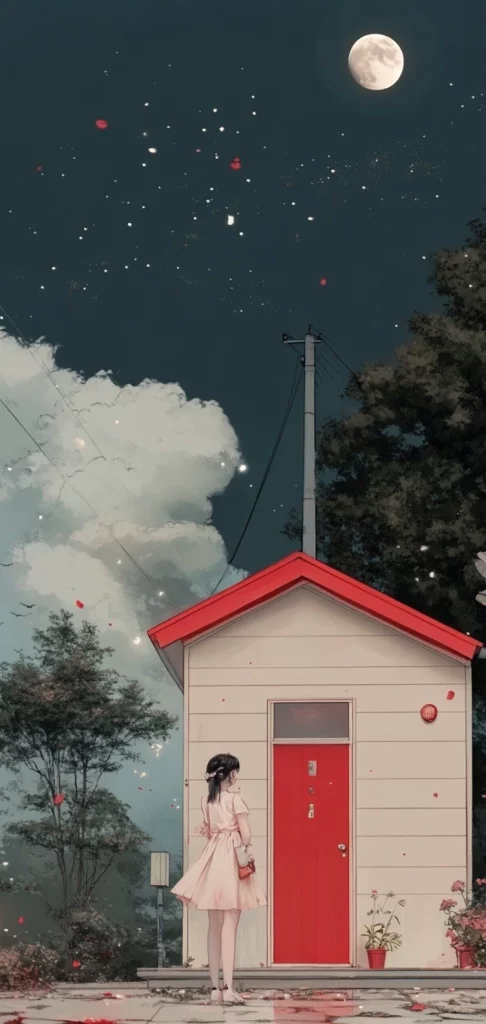 Floral Dreamscape with Soft Hues - Eastern Traditional