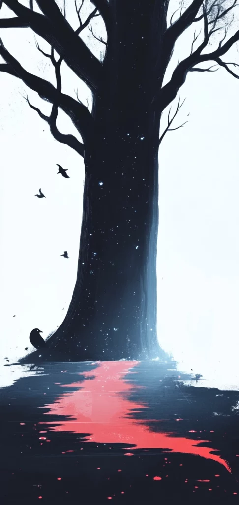 Monochrome Red Contrast - High Contrast