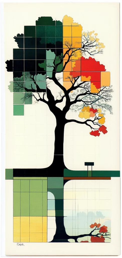 Geometric Color Patterning - Pop Art