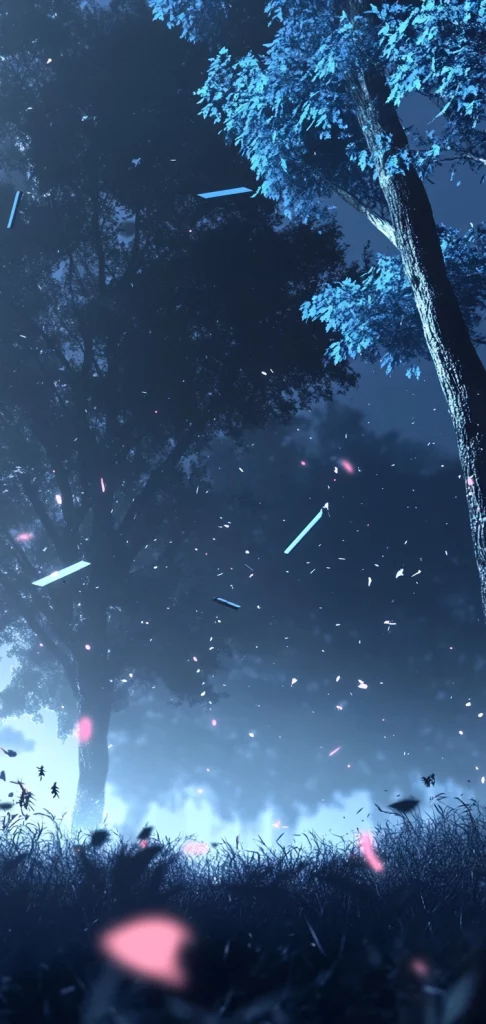 Neon Lighting with Cool Blue Hues - Cyberpunk