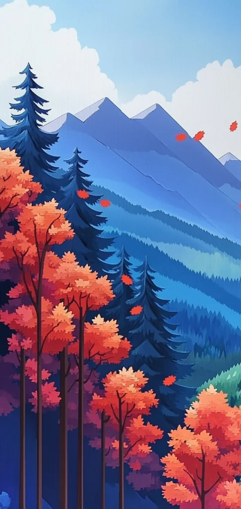 Vivid Nature Hues with Sharp Lines - Urban