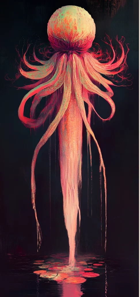 Dark Romantic Neon - Abstract Art