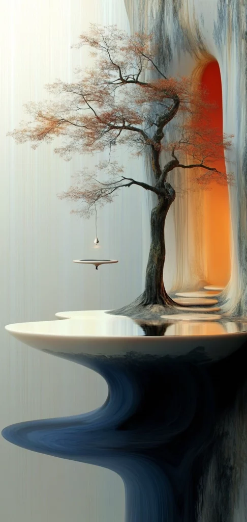 Flowing Gradient Lighting - Cool Tone