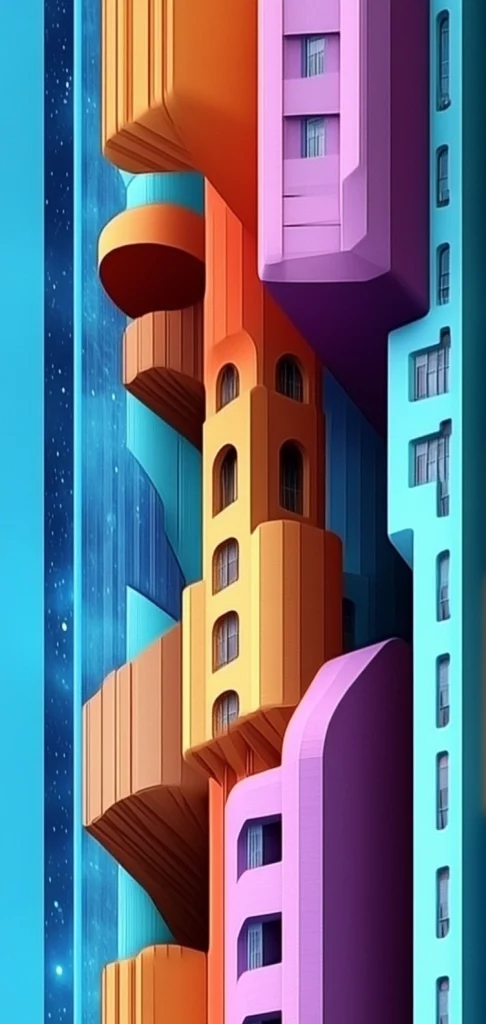 Vibrant Chromatic Architecture - Modernism