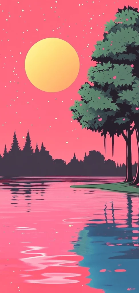 Pastel Surreal Twilight - Illustration