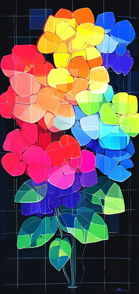 Colorful Gradient Illumination - Futurism