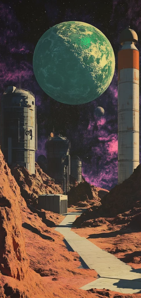 Vivid Surreal Landscapes - High Contrast