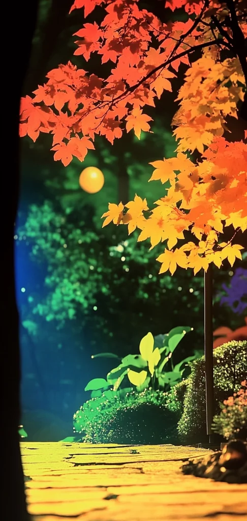 Vibrant Nature Contrast - Eastern Traditional