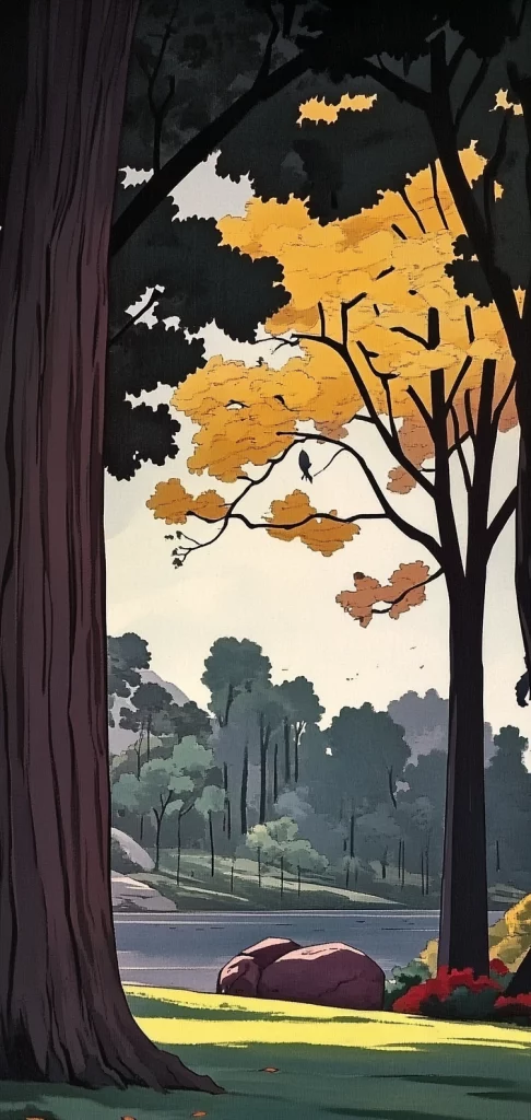 Warm Forest Palette Realism - Illustration