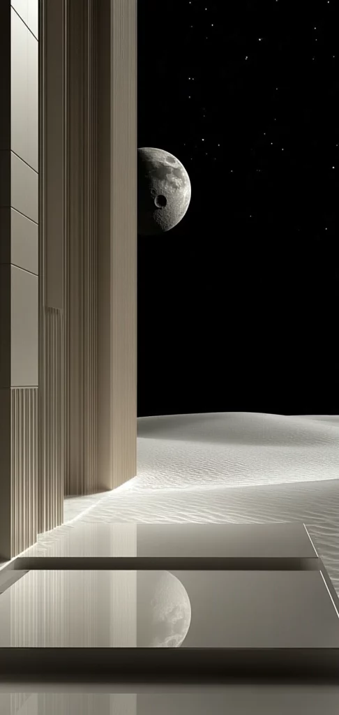 Monochrome Elegance with Subtle Hues - High Contrast