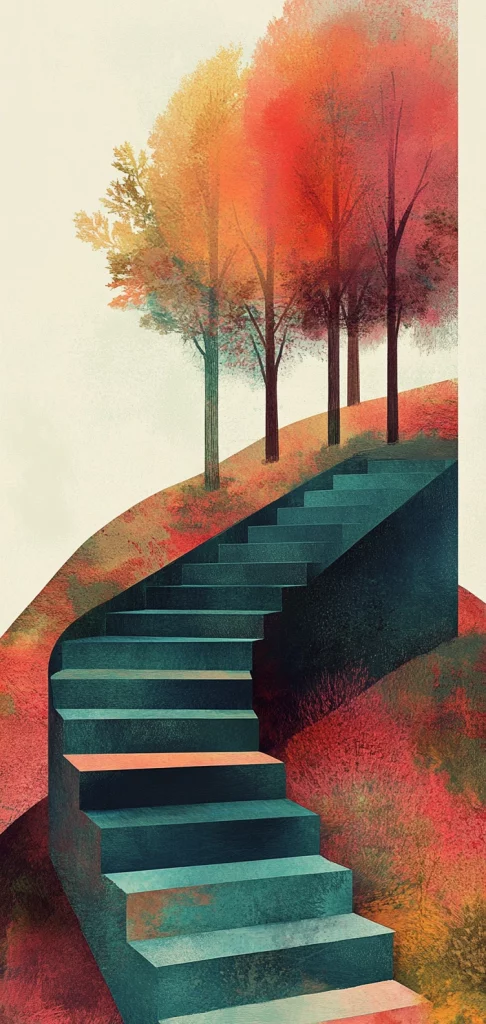 Vibrant Layered Gradients - Modernism