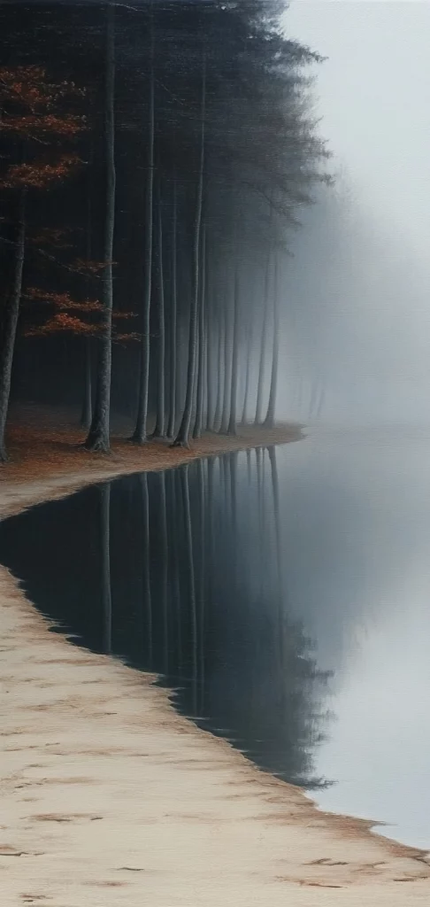 Sepia Landscapes with Reflection - Realism