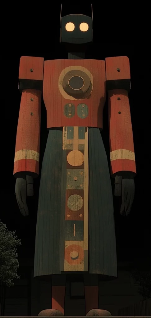 Muted Shadows and Geometric Glow - Cool Tone