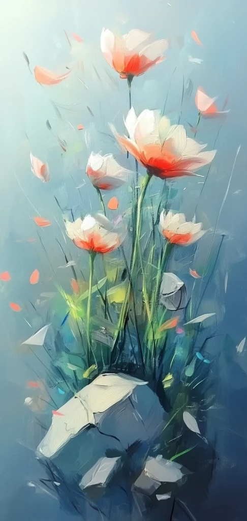 Soft Pastel Impressionism - Watercolor