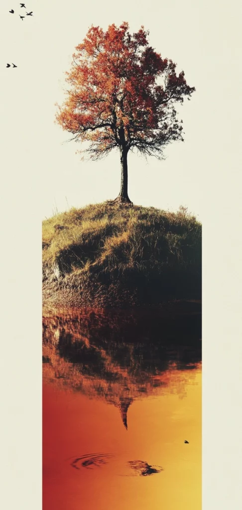 Muted Earth-Toned Contrast - High Contrast