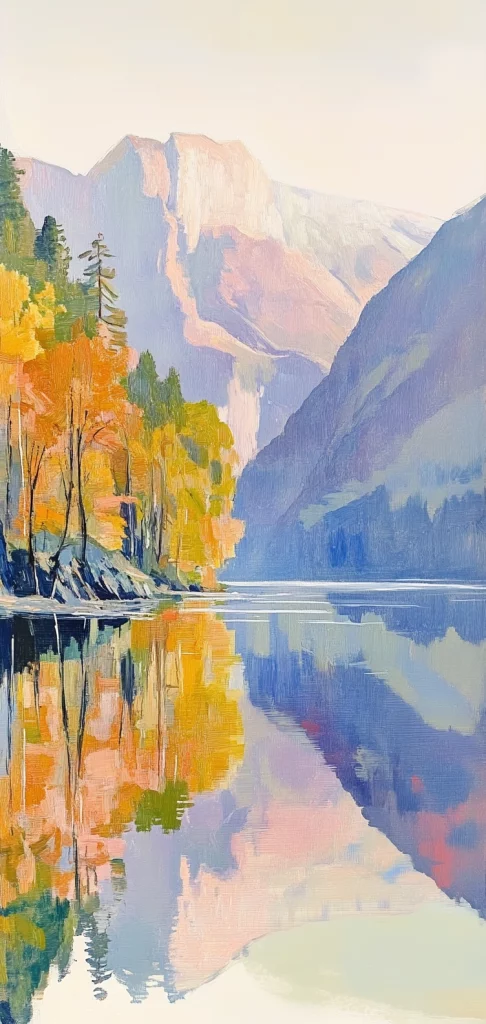 Bright Autumn Reflections - Modernism