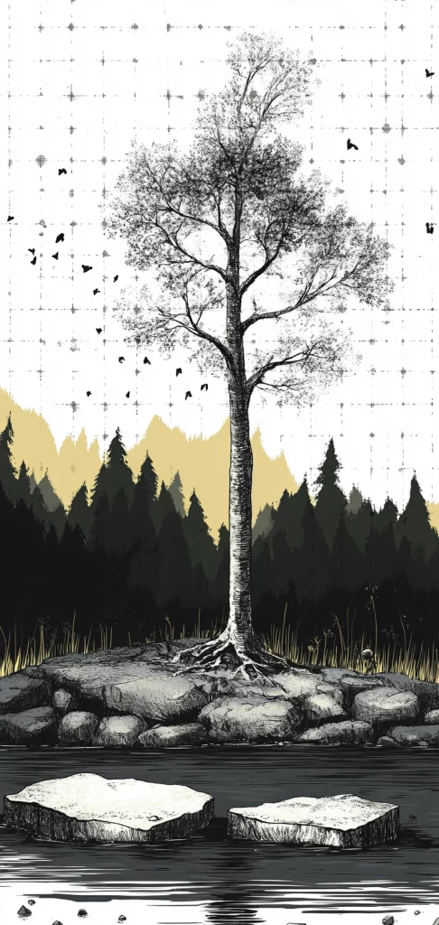 High Contrast Natural Scenes - Illustration