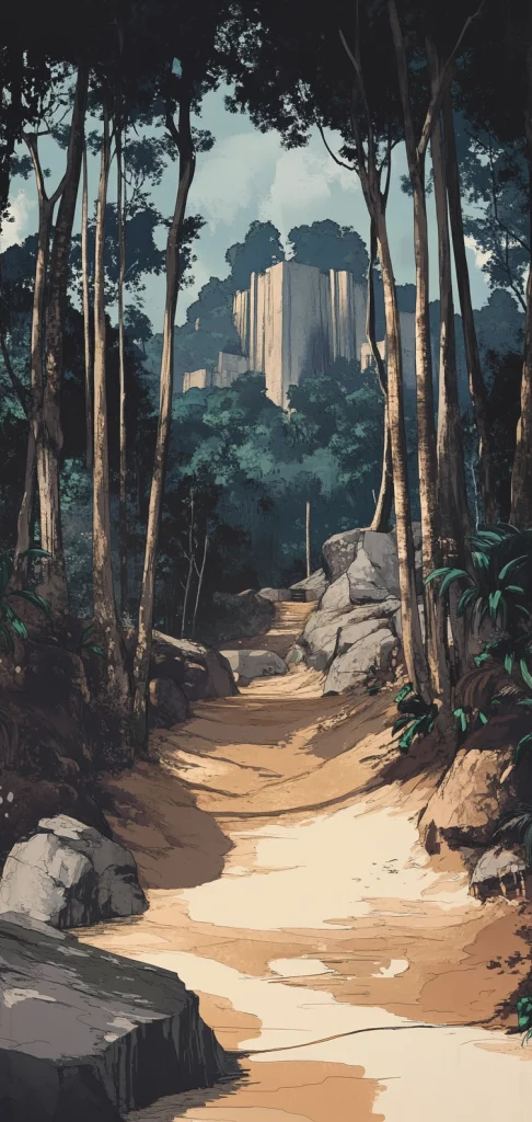 Muted Earth Tones with Reflections - Watercolor