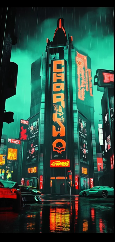 Vivid Urban Neon Contrast - Pop Art