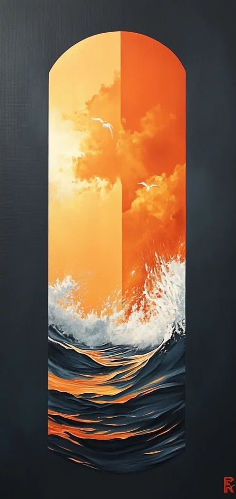 Vibrant Autumn Contrasts - High Contrast