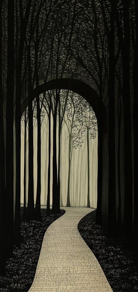 Layered Shadowed Arches - Modernism