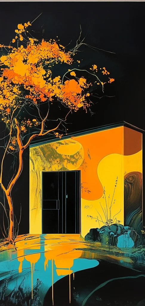 Vibrant Gradient Illumination - High Contrast