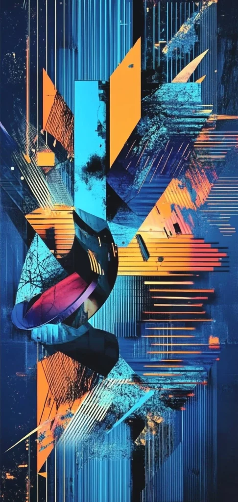 Vivid Geometric Compositions - Modernism