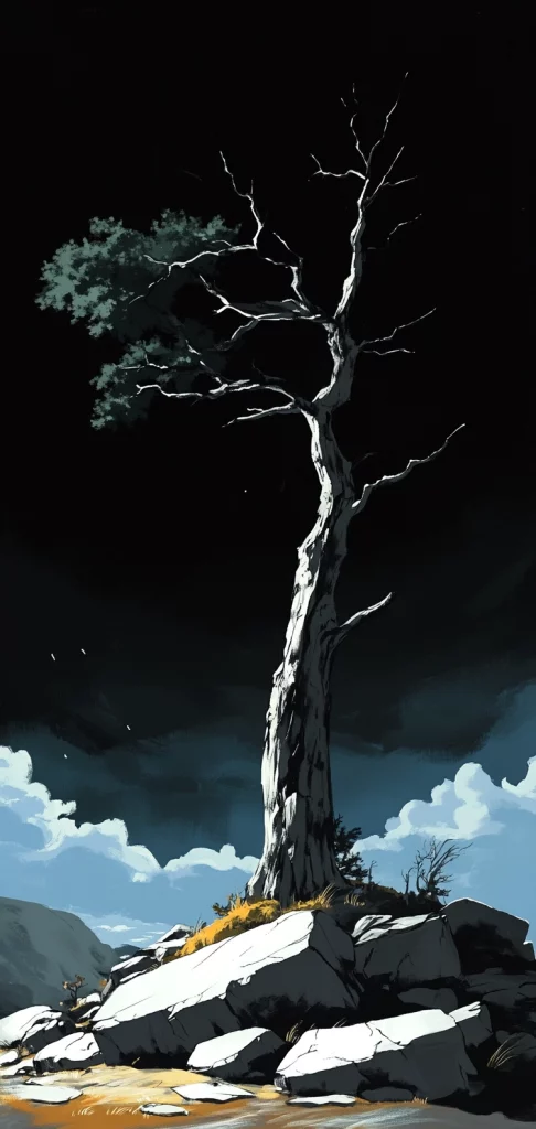 Bold Contrasts and Dramatic Landscape - Surrealism