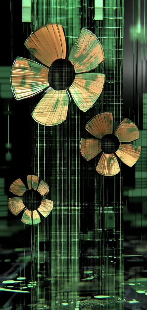 Fluorescent Gold and Green - Fluorescent Effect